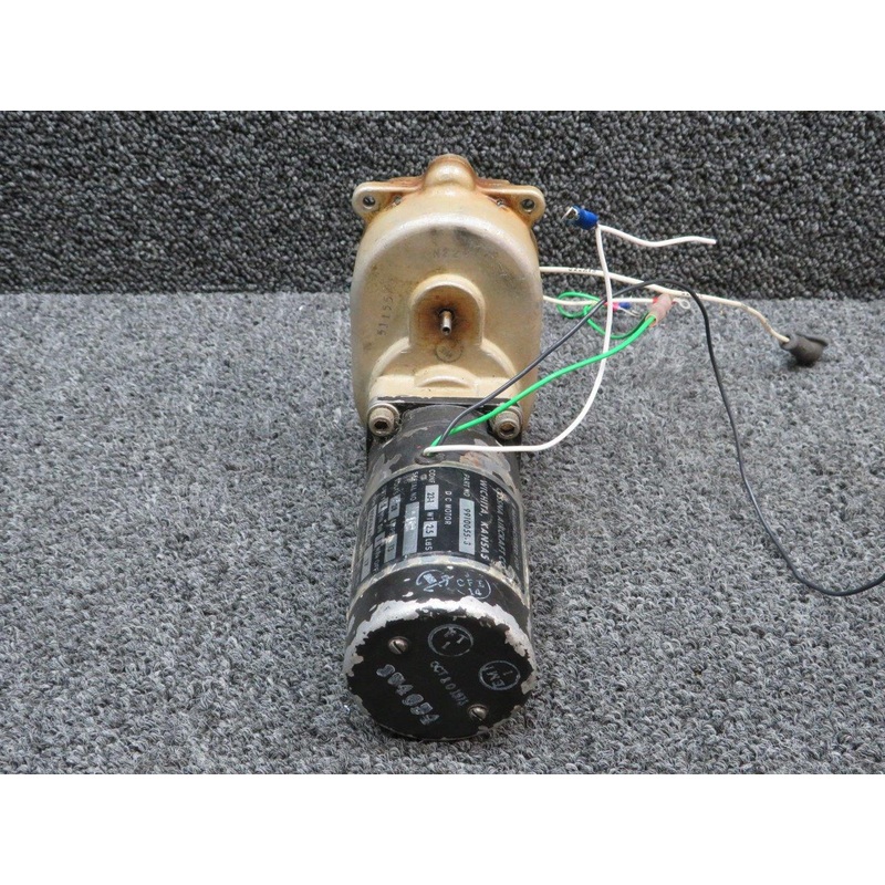 9910055-1 Aero Space Controls DC Flap Motor Assembly w Gearbox (Volts: 28, Amps: 12)