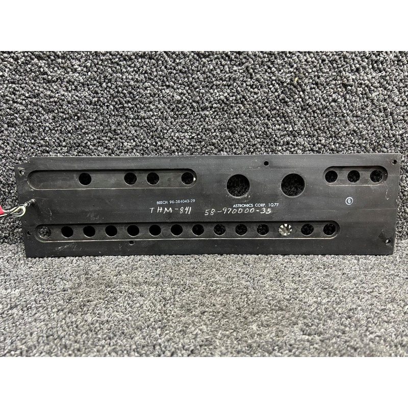 96-384043-29 Astronics Corp Electroluminescent Breaker Panel
