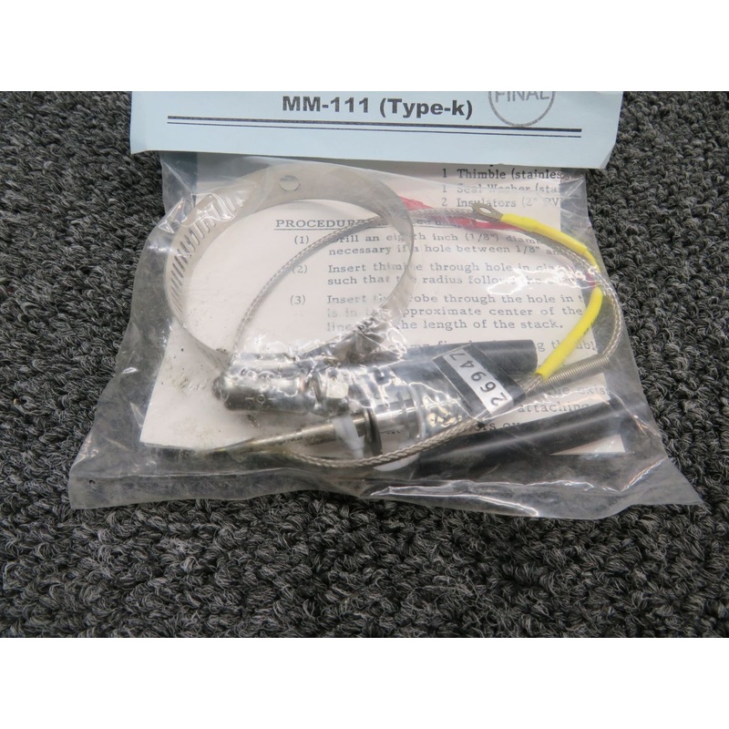 MM-111 Universal Corp. Exhaust Gas Temperature Probe (New Old Stock)
