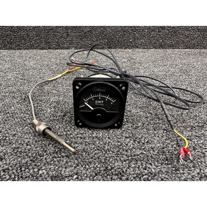46151, 86251, 42535 Alcor Cylinder Head Temperature Indicator with Wire Harness