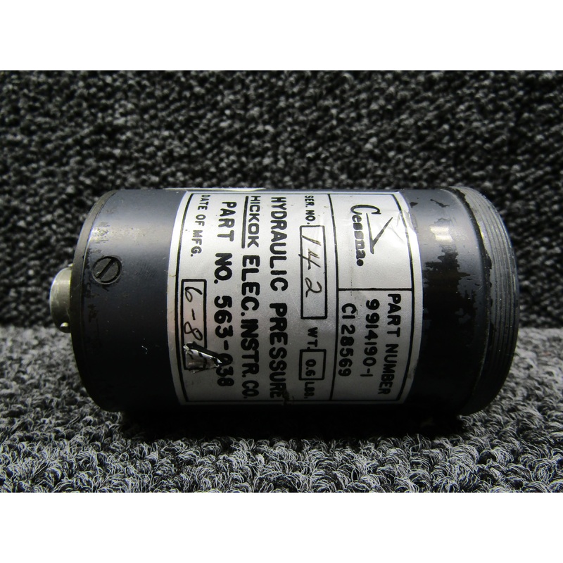 563-038 (Alt: 9914190-1) Hickok Hydraulic Pressure Indicator