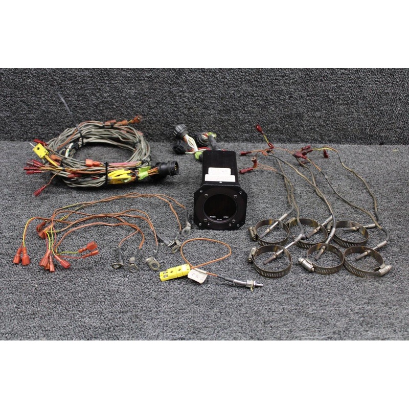 UBG-16 Electronics International 6 Cylinder EGT, CHT Indicator w Probes, Harness