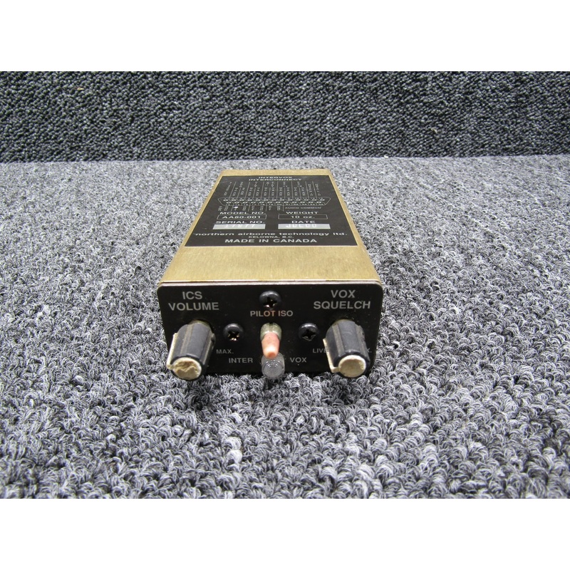 AA80-001 Northern Airborne Panel Mounted Intercom Unit