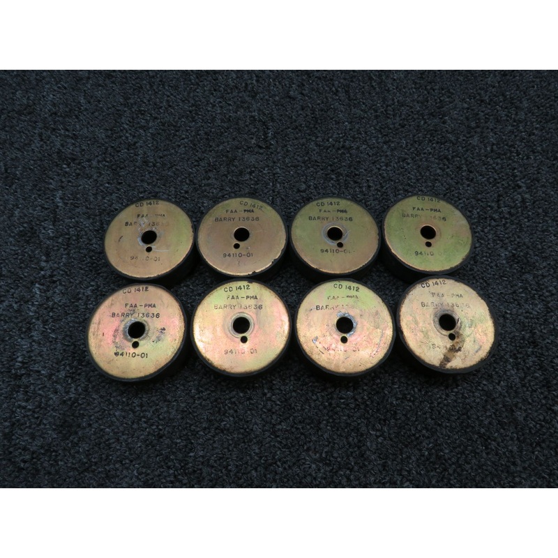 94110-01 (Alt: 00-11940-14) Lycoming O-540-A1D5 Barry Controls Shock Mount Set