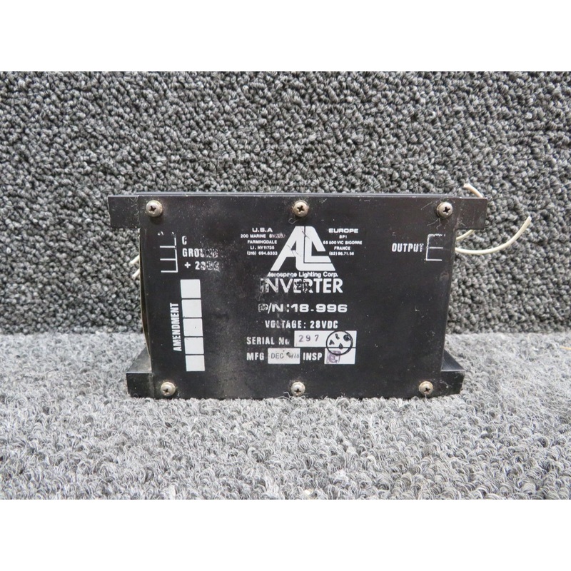 18-996 Aerospace Lighting Inverter (Volts: 28)