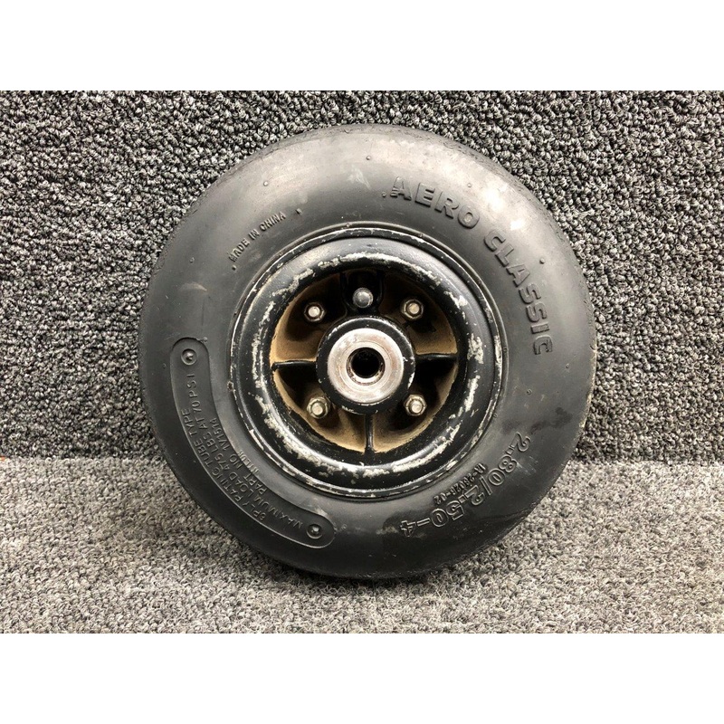 1V1514 Aero Classics Tailwheel with Tire (Ply Rating: 6)