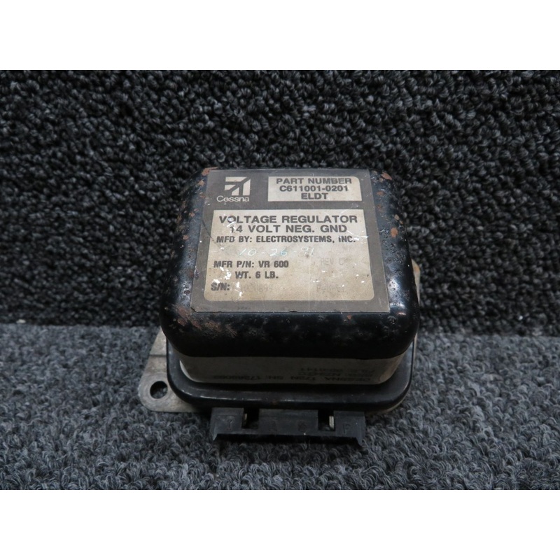 VR600 (Alt: C611001-0201) Electrosystems Voltage Regulator (Volts: 14) (Core)