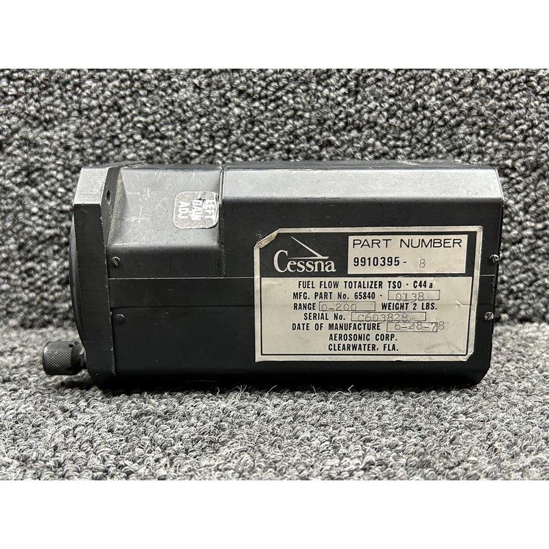 65840-0138 (Alt: 9910395-8) Aerosonic Corp Fuel Flow Totalizer Indicator