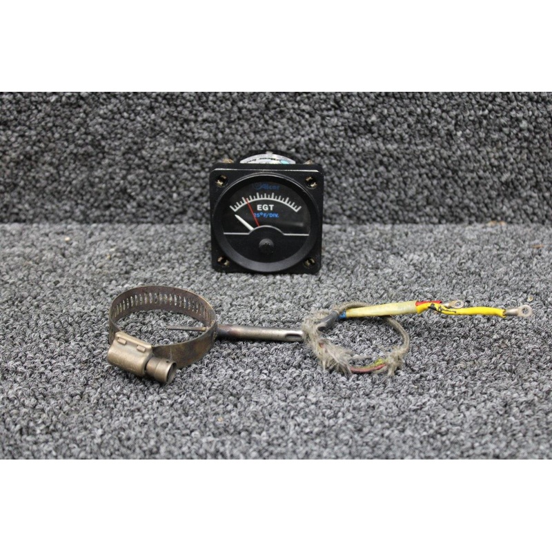 751-912, 001-005-A36 Alcor Exhaust Gas Temperature Indicator with Probe