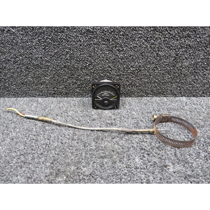 202A-7AY, 01-005-1A36 Alcor Exhaust Gas Temperature Indicator with Probe