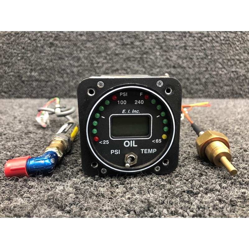 OPT-1 Electronics Oil Pressure Temperature Indicator W/ STC