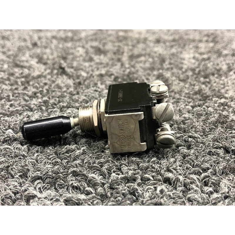 512TS1203-3 (Alt: 35-380053-1) Micro Switch Toggle Switch Assembly (15A) (Black)