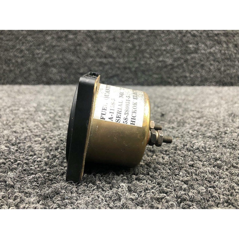 A-1158-5 (ALT: 58-380051-5) Hickok Fuel Quantity Indicator (24V)