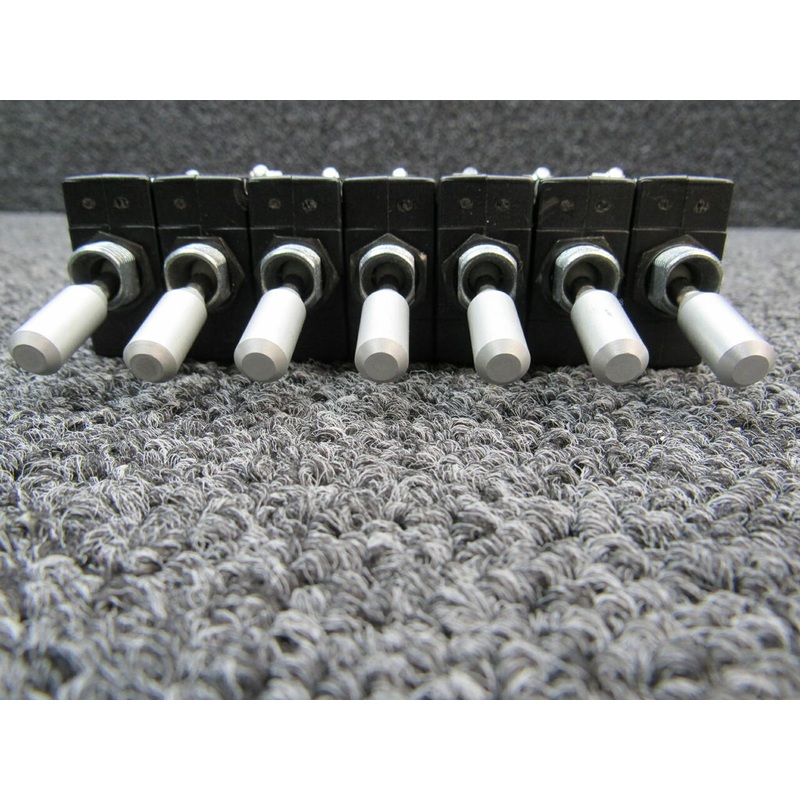 Tyco Toggle Circuit Breaker Switch Set of 7 (Volts: 50-250, Amps: 5, 10)
