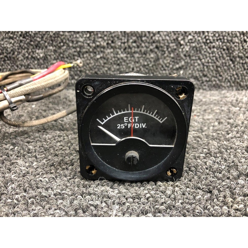 202A-1B Alcor Exhaust Gas Temperature Gauge W/ Probe