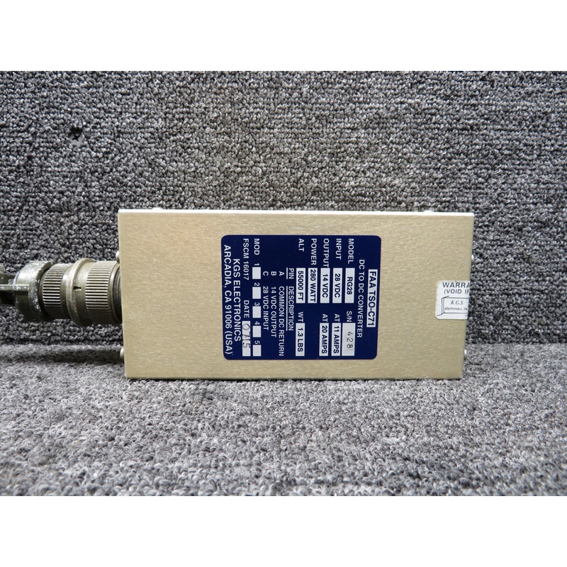 RG28 KGS Electronics DC to DC Converter (28V to 14V, Amps: 11-20)