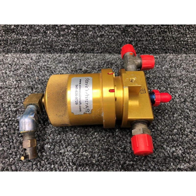 SA3-01 Steve’s Aircraft Fuel Gascolator Assembly W/ STC & 337 Form
