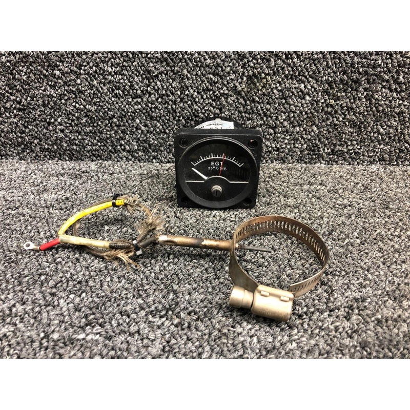 202A-1A Alcor Inc Exhaust Gas Temperature Indicator W/ Probe