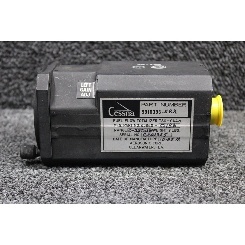 9910395-5RX (ALT: 65840-0136) Aerosonic Fuel Flow Totalizer Indicator (SA)