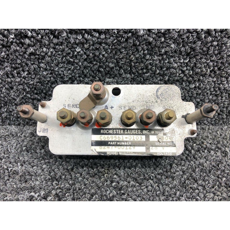 C669561-0103 (M/N: 6247-00129) Rochester Oil / CHT Temperature Gauge (28V)