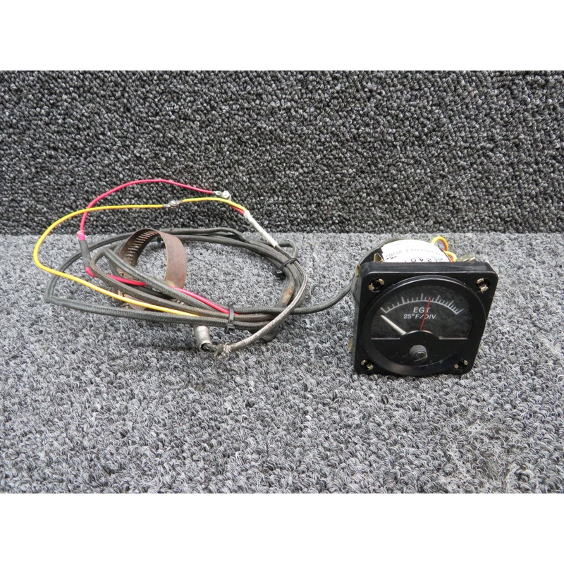 202B-7A Alcor Exhaust Gas Temperature Indicator W/ Probe