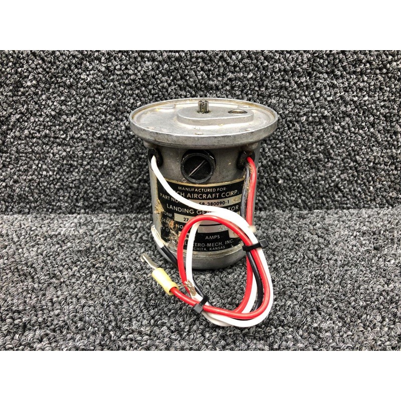 58-380090-1 Electro-Mech Landing Gear Motor Assembly (Volts: 28, Amps: 20)