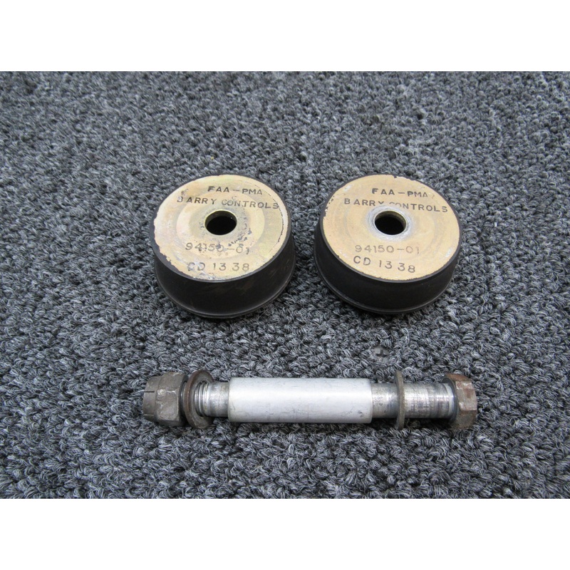 94150-01 Lycoming O-320-E2A Barry Controls Engine Shock Mount Set (TT: 1141.0)