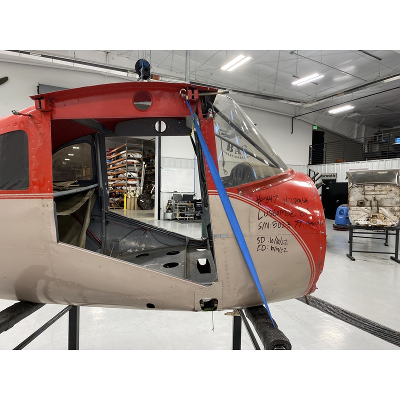 Luscombe 8A Fuselage with Data Tag and Log Books (Firewall: 081159)