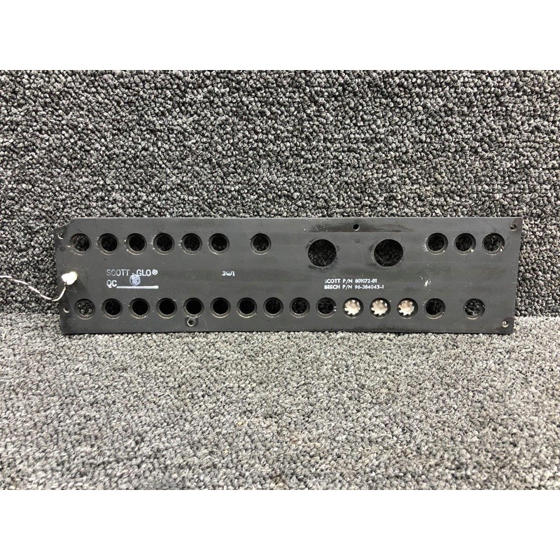 96-384043-1 (MPN: 801072-01) Beech Scott Electroluminescent Breaker Panel Assy