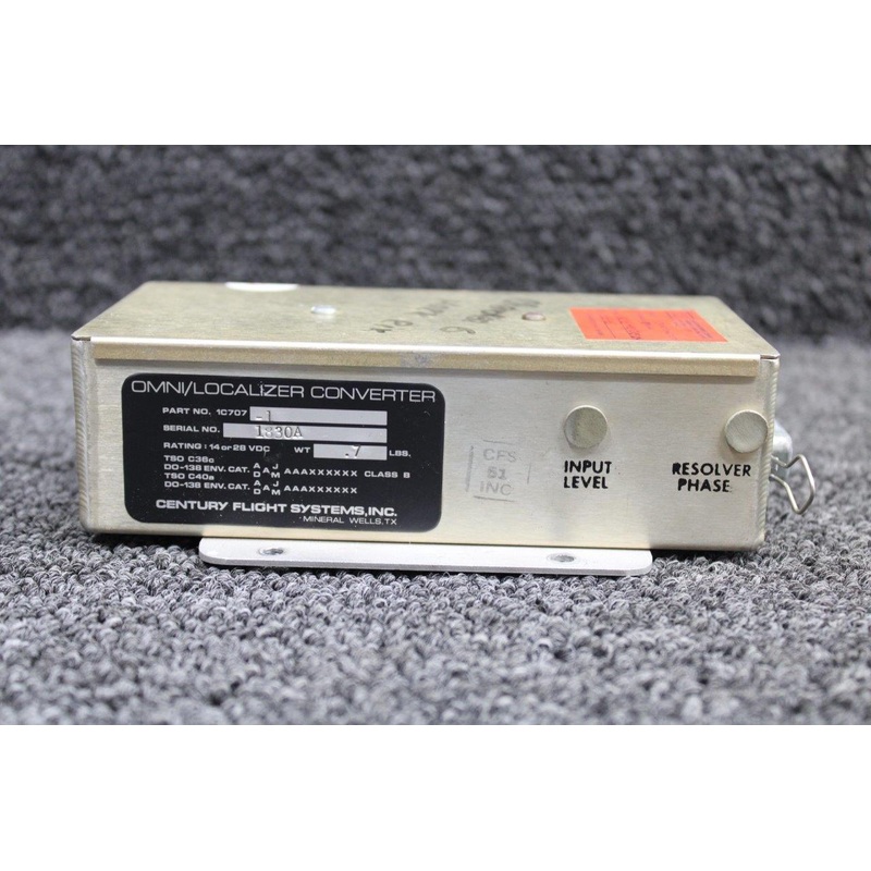 1C707-1 Century Flight Omni / Localizer Converter W/ 8130-3 (Volts: 14/28) (SA)