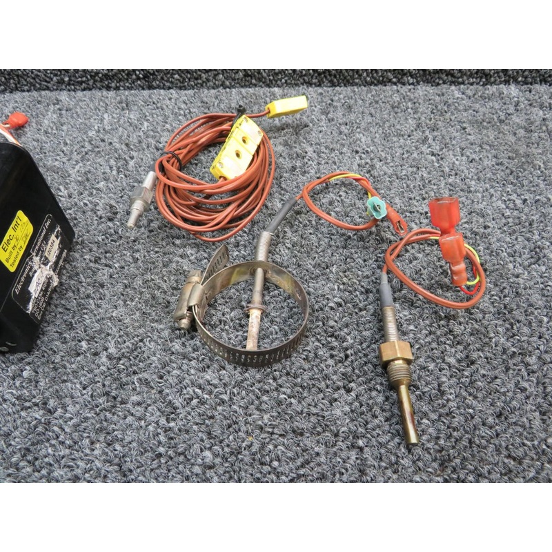 EAC-1 Electronics International EGT-CHT-OAT Indicator with Probes and STC