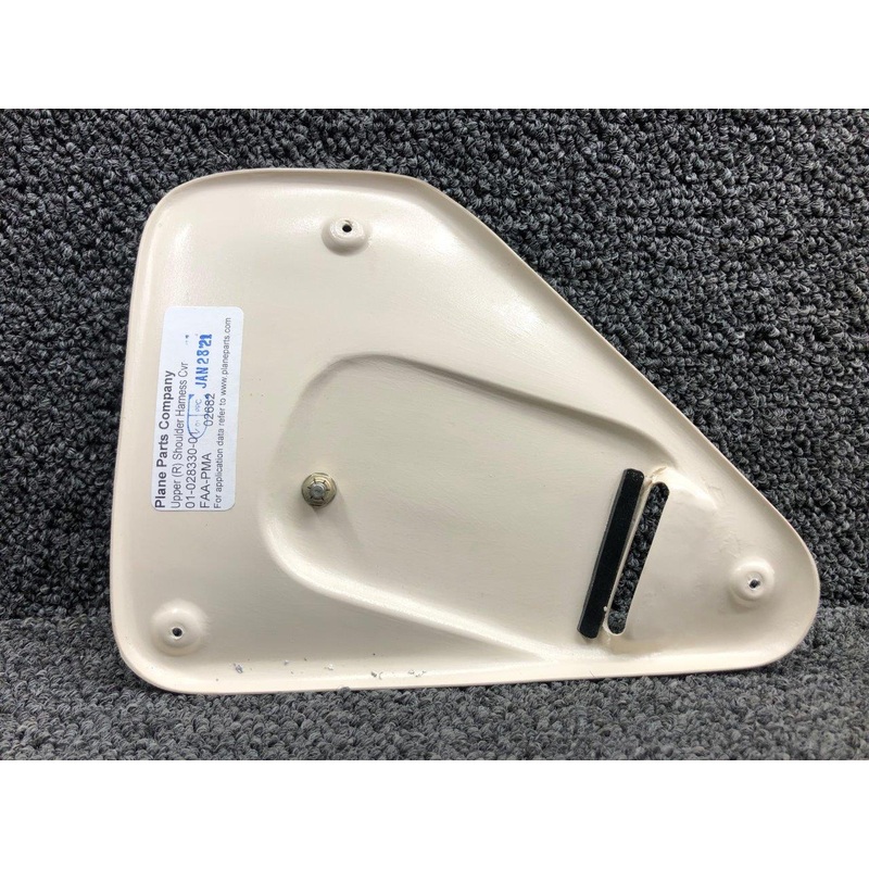 01-028330-01 Plane Parts Company Upper Shoulder Harness Cover RH