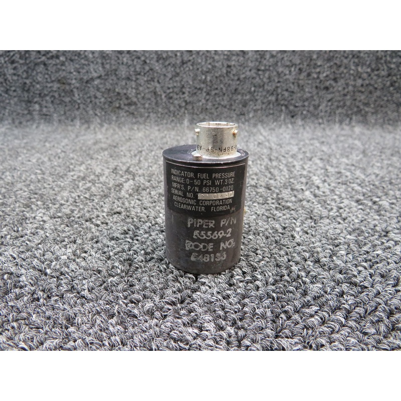66750-0120 (Alt: 55569-2) Aerosonic Fuel Pressure Indicator (Code: 548136)