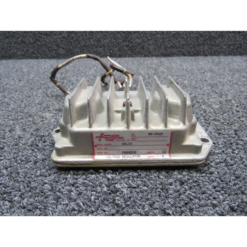 9000590 Aero Electric Voltage Regulator (Volts: 12, Amps: 6)