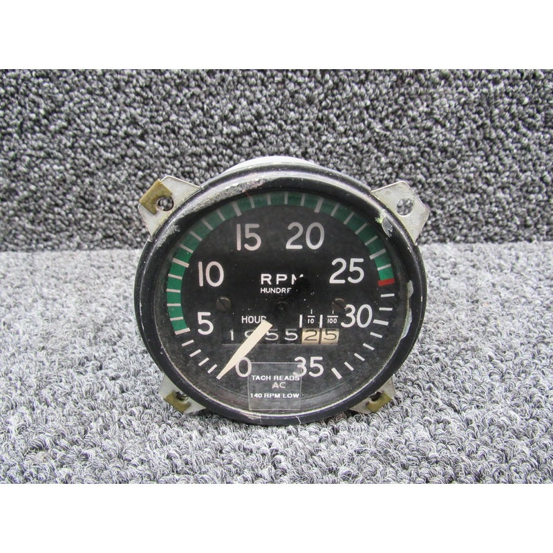 AC Mechanical Recording Tachometer Indicator (Hours: 1955.25)