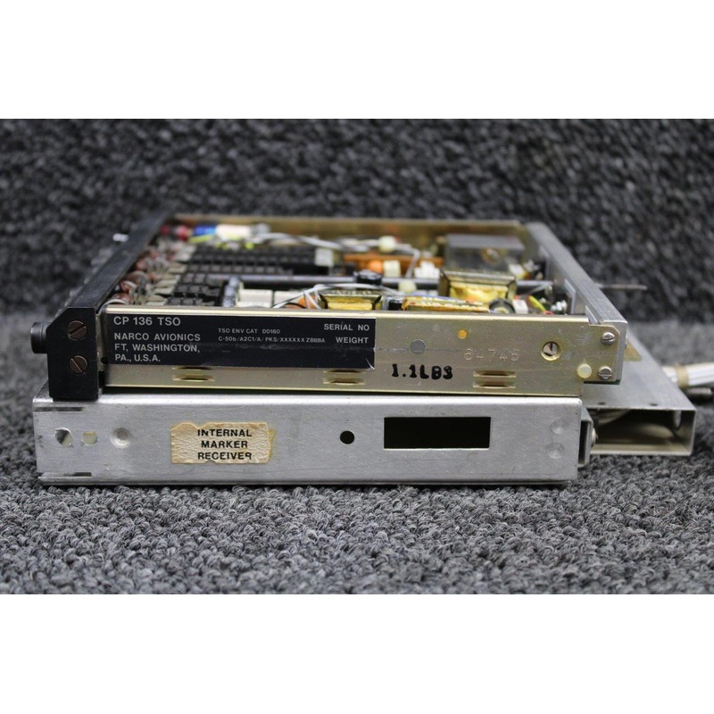 CP-136 Narco Audio Panel & Marker Beacon Receiver Assembly W/ Tray