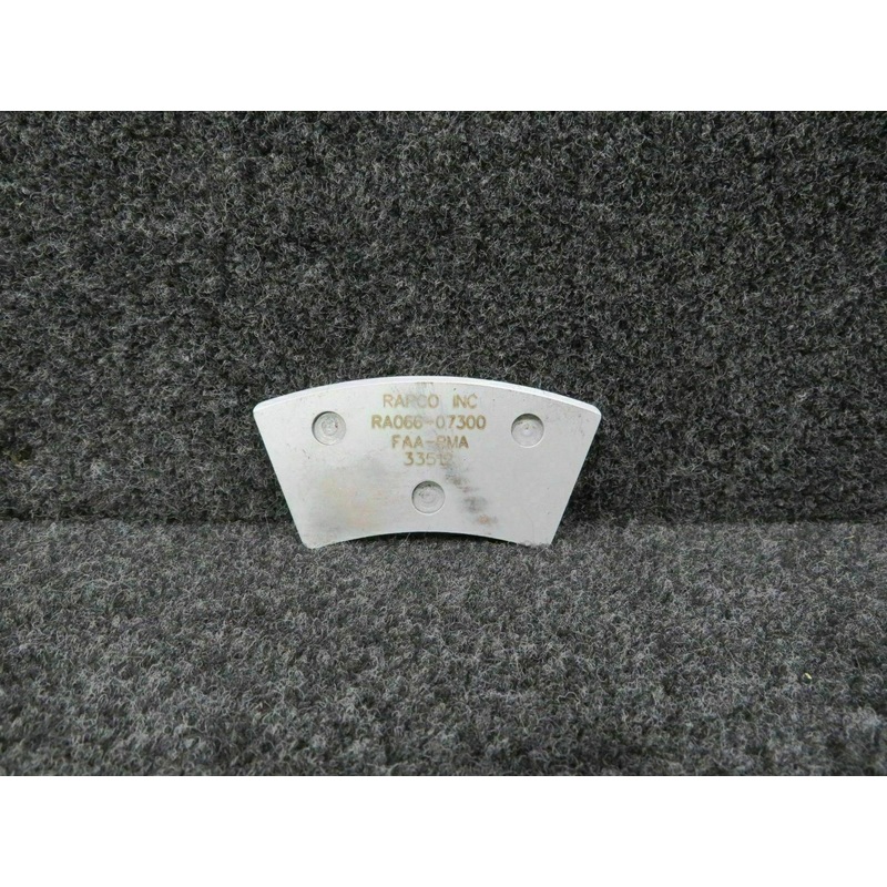 RA066-07300 Rapco Brake Linings Set of 10 (NEW OLD STOCK W/ 8130-3) (C20)