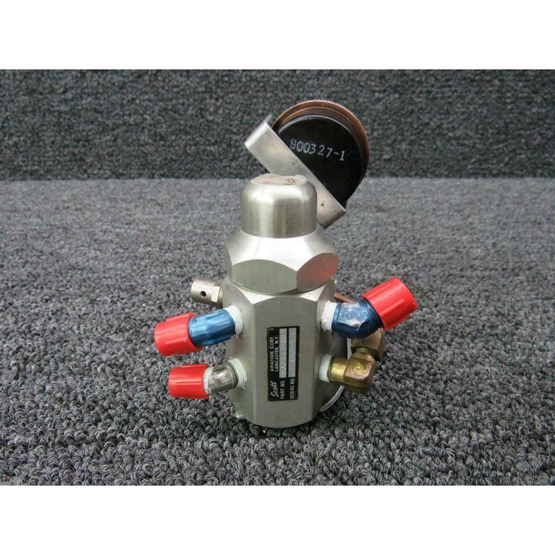 80308-00 / 800327-01 Beech 95-C55 Oxygen Regulator Assy W/ Indicator