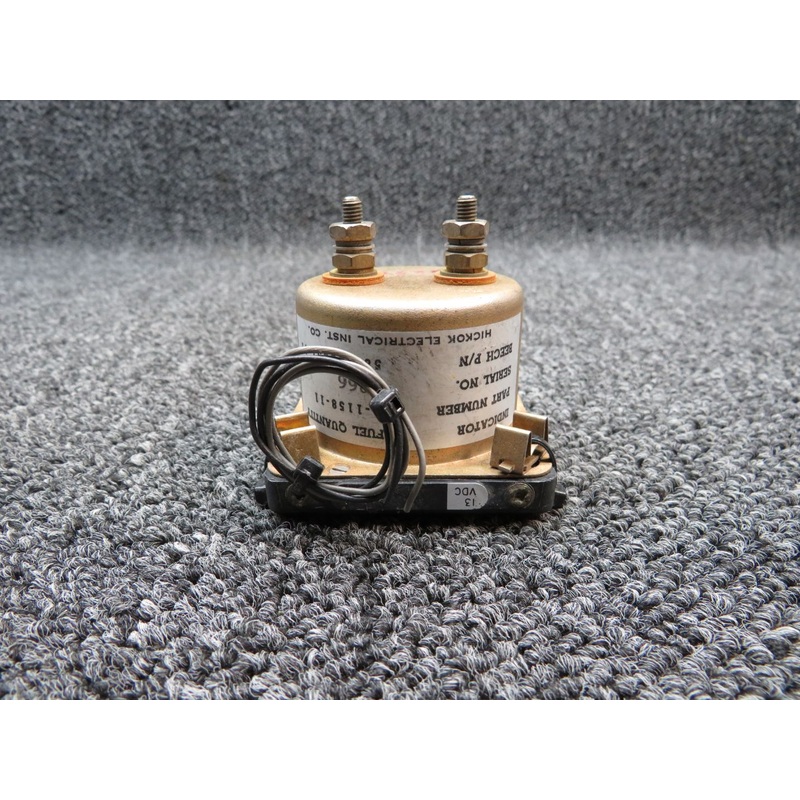 A-1158-11 (Alt: 58-380051-11) Hickok Fuel Quantity Indicator, Lighted (13V)