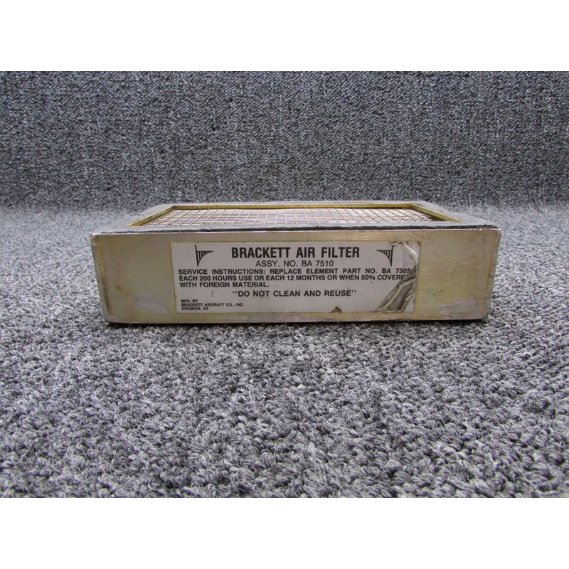 BA7510 Lycoming IO-360-A/B6 Brackett Air Filter Housing Assembly