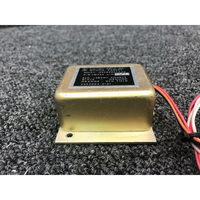 C593003-0101 (M/N: EM232) Relay Overvoltage (Volts: 28)