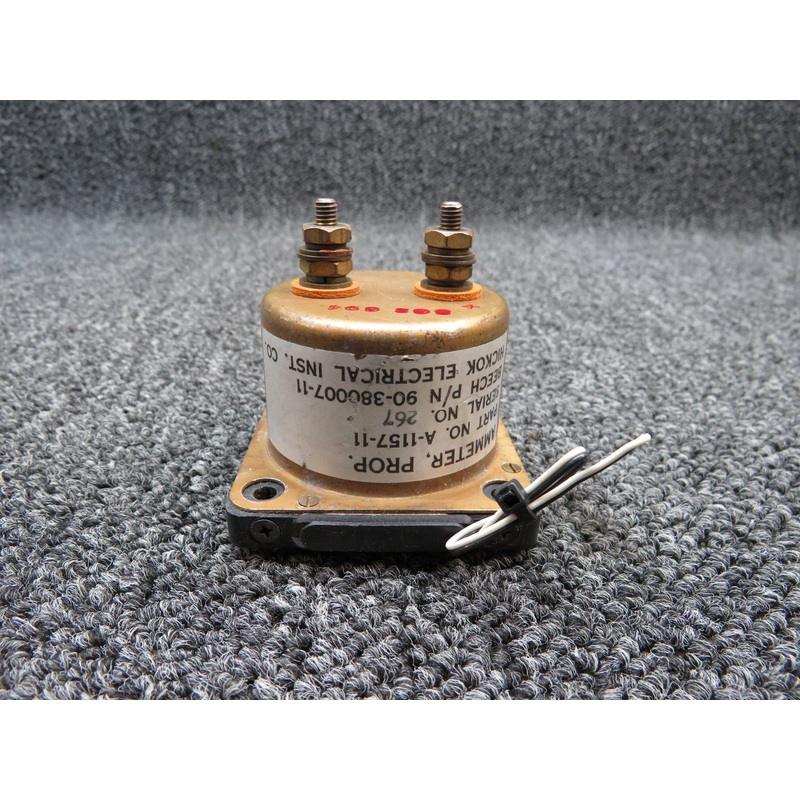 A-1157-11 (Alt: 90-38007-11) Hickok Prop Ammeter Indicator, Lighted (28V)