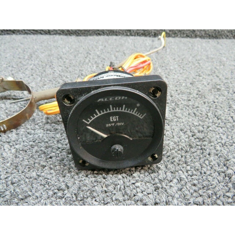 Cessna 172M Alcor EGT Indicator W/ Probe
