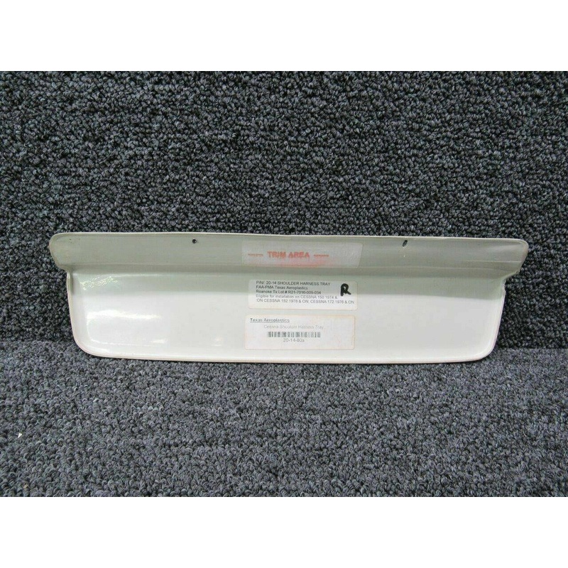20-14 Cessna A185F Texas Aeroplastics Shoulder Harness Tray