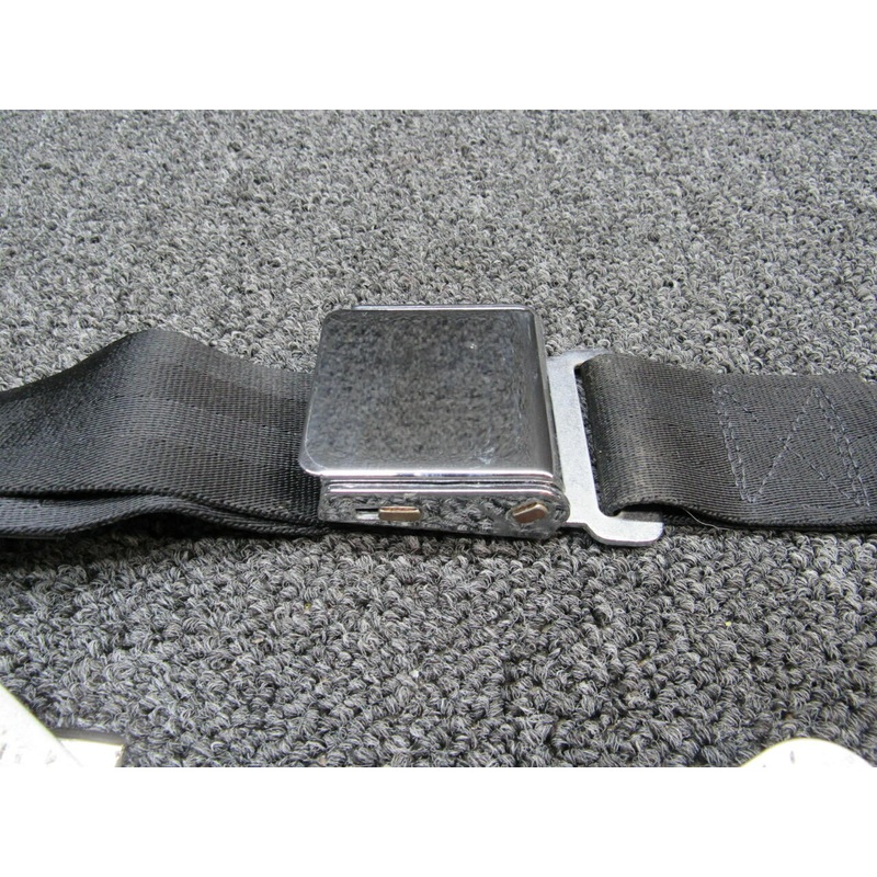 90-91R60 Beechcraft A23 Aero Fabrications Seat Belt Assembly LH / RH (Black)