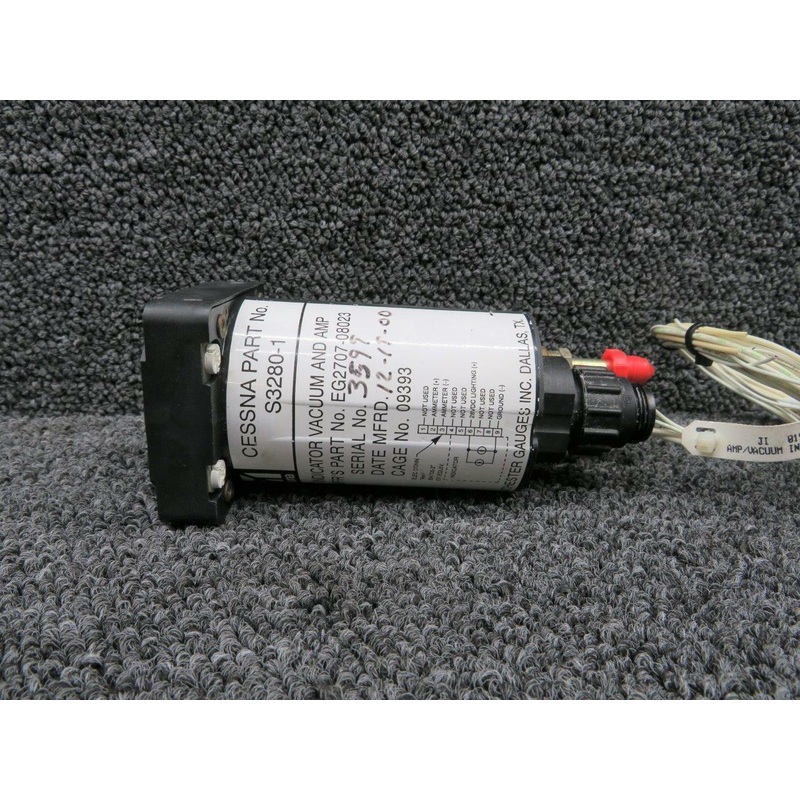EG2707-08023 (USE: S3280-1) Rochester Vacuum and Amp Indicator (Volts: 28)