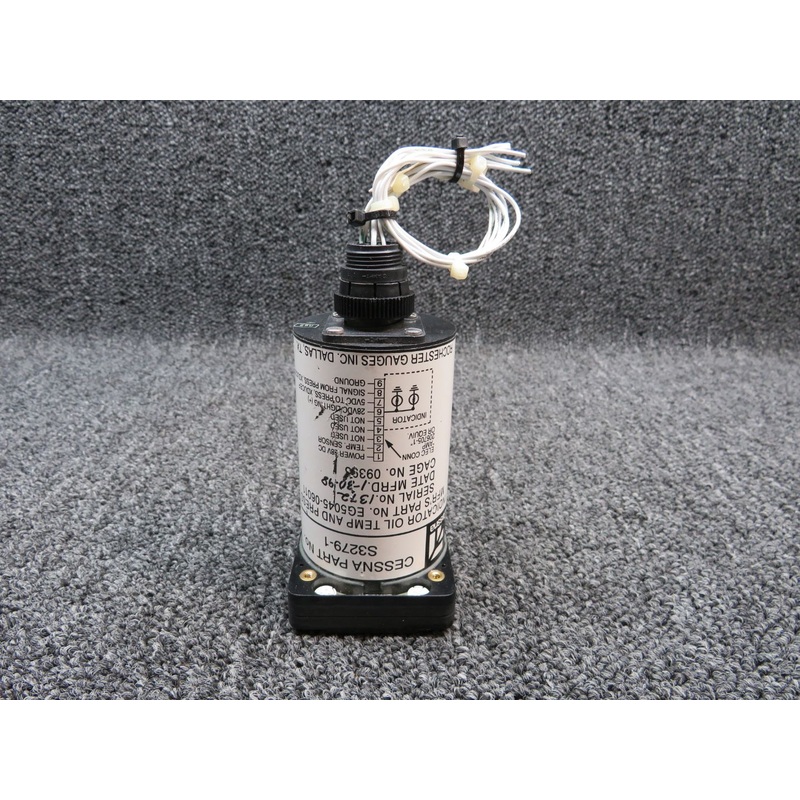 EG5045-06011 (USE: S3279-1) Rochester Oil Temp / Pressure Indicator (28V)