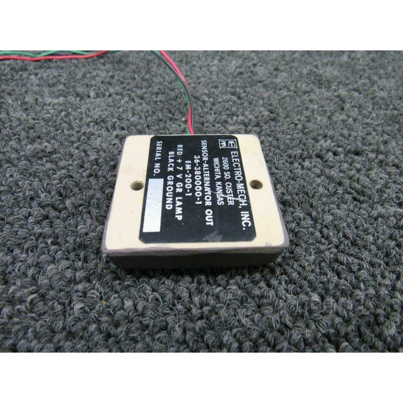 EM-200-1 (ALT: 36-380000-1) Beech A36 Electro-Mech Alternator Out Sensor (14V)