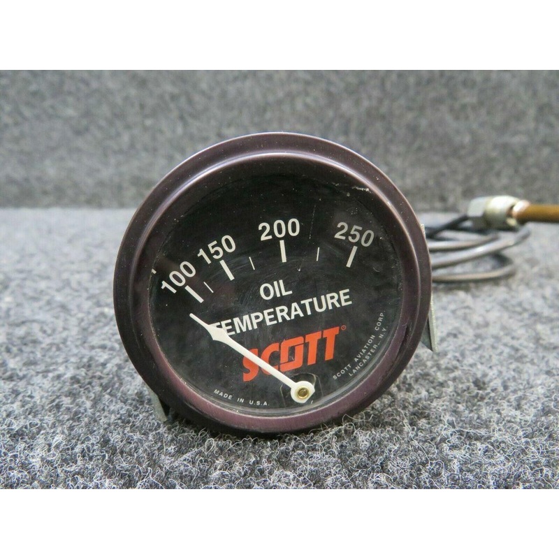 5-40523 Scott Oil Temperature Indicator W/ Probe