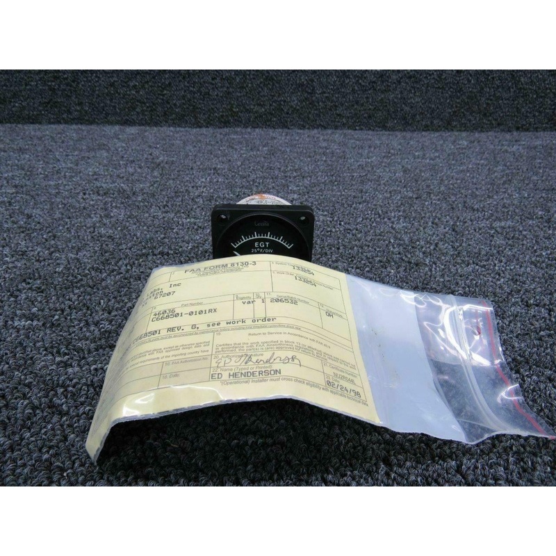 C668501-0101 (USE: C668501-0211) Alcor EGT Indicator (W/ 8130-3) (SA)